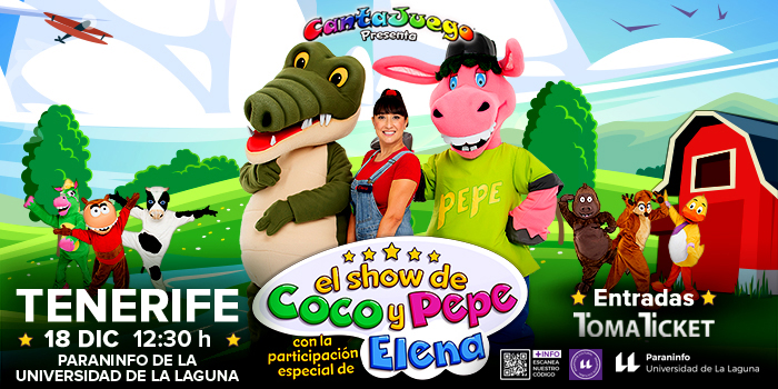 Cantajuego Presenta En El Paraninfo El Show De Coco Y Pepe