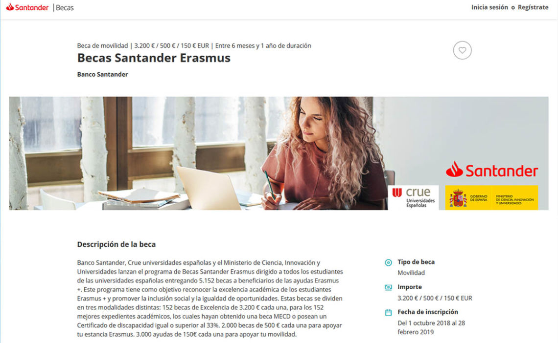 Presentadas Las Nuevas Becas Santander Erasmus