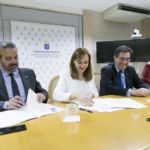 Foto de la firma entre las universidades y el Gobierno de Canarias