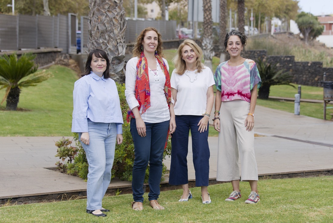 De izquierda a derecha: Magdalena Fernández, Irene Hernández, Carmen Toledano y Alba Rodríguez.