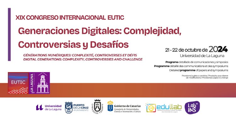 Banner del congreso de la Red EUTIC en la ULL