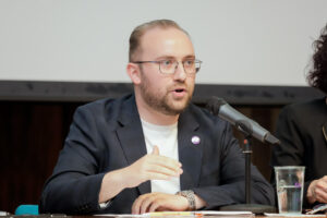 Elías Falcón, presidente del Consejo de Estudiantes de la ULL. 