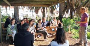 Taller en el Jardín Canario de la ULL.