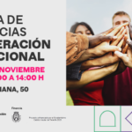 Banner anunciador de las jornadas de internacionalización del programa Cooperar Cooperando